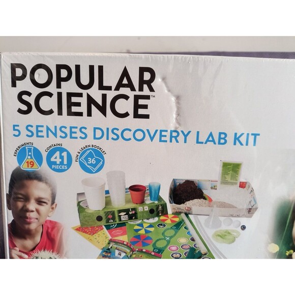 Popular Science 5 Senses Discovery Lab Kit Educational Kids Interactive - Picture 3 of 9